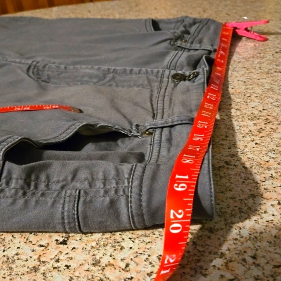 Bandolinoblu Crop length Pants Olive color 5 Pockets Women size 20W - Picture 11 of 15